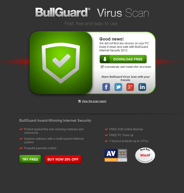 free virus scan and removal software download